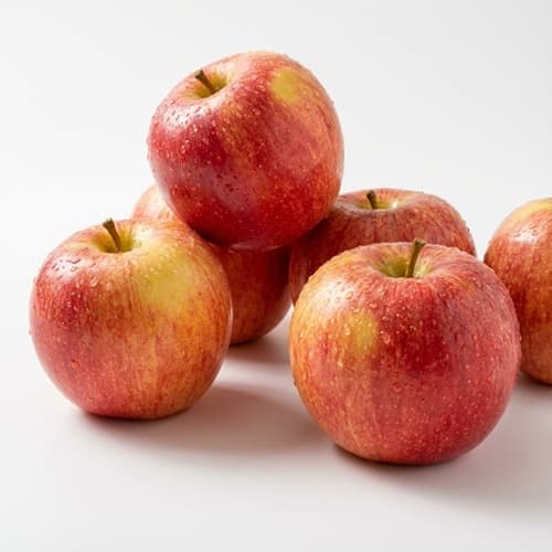Red apple fruit product photography